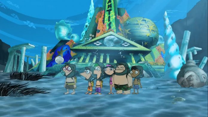 Posing_for_a_picture_in_front_of_Atlantis